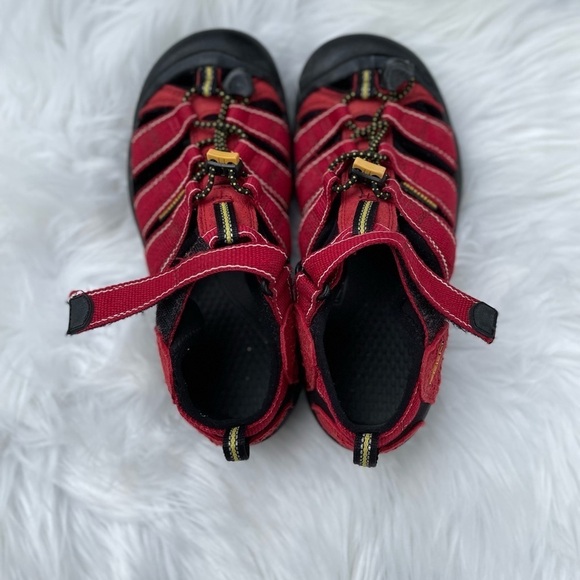 Keen Red Waterproof Sandal Hiking Sport Kid Size 3 - Newport H2 - Picture 4 of 7